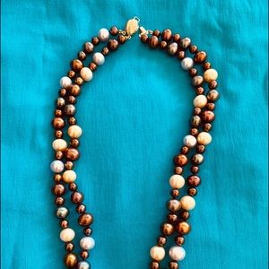 Multicolor freshwater Pearl Necklace